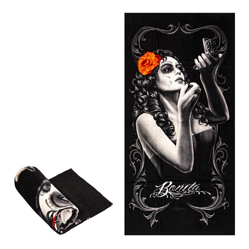 JPI Beach Towel - Bonita - Oversized 60"" x 30"" - for Pool, Bath, Yoga, Gym, Travel, Camping, Beach Cart & Beach Chairs - Image 1